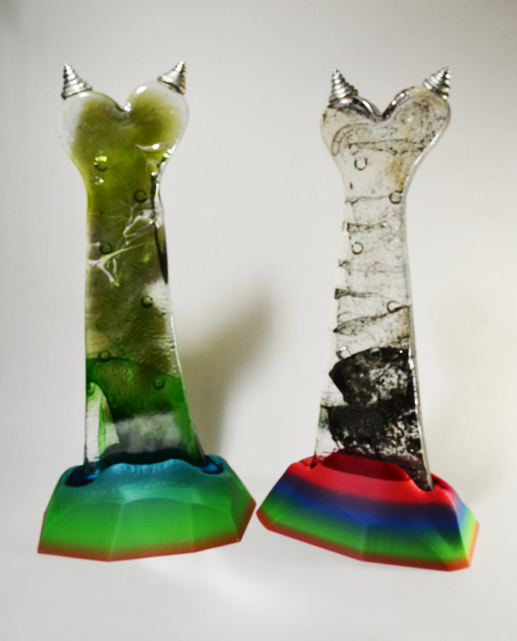 'Boobelisk' in Cast Glass