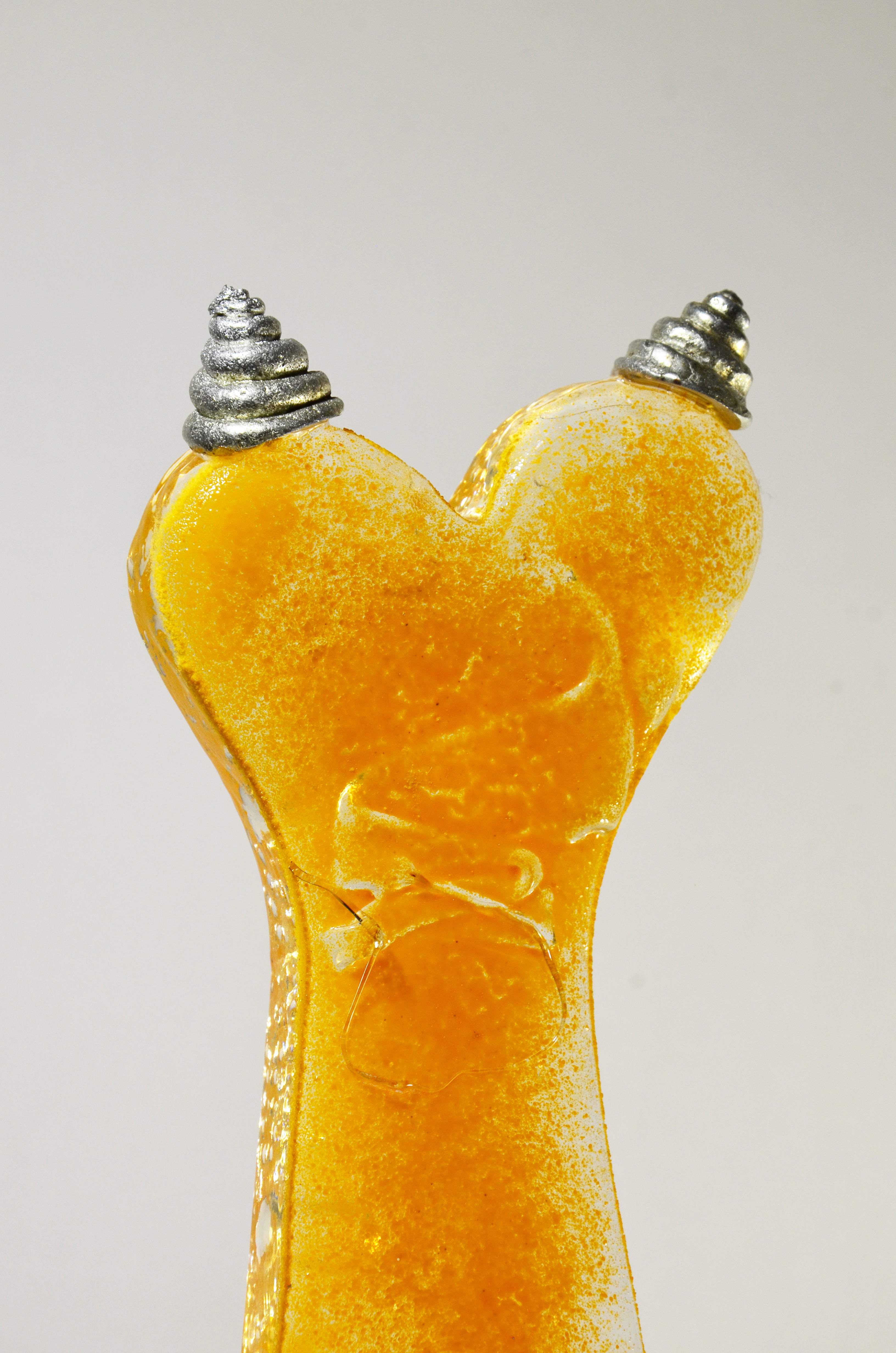 'Boobelisk' in Cast Glass