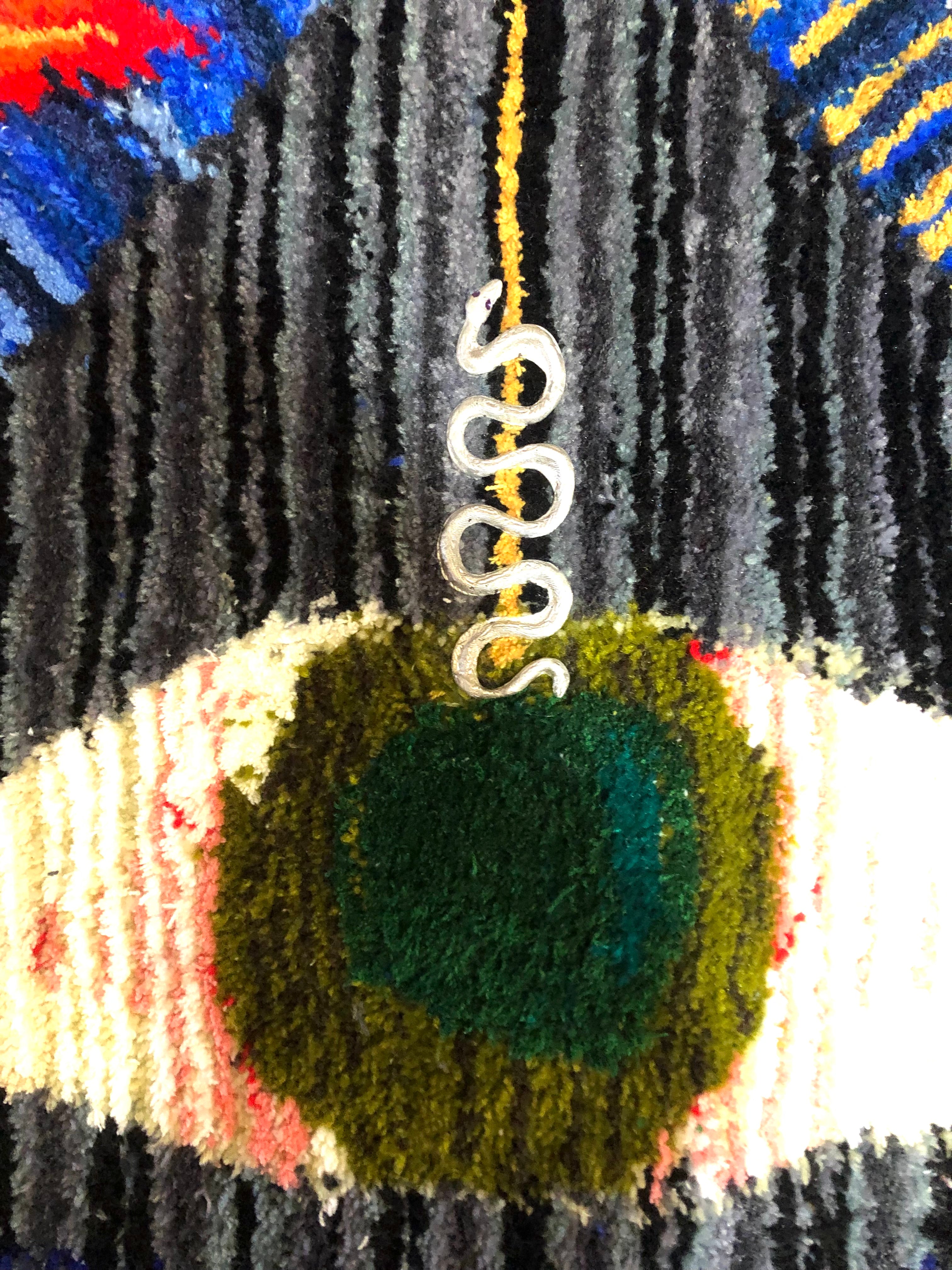 "Renewal' Hand Tufted Wall Hanging