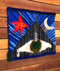 "Renewal' Hand Tufted Wall Hanging