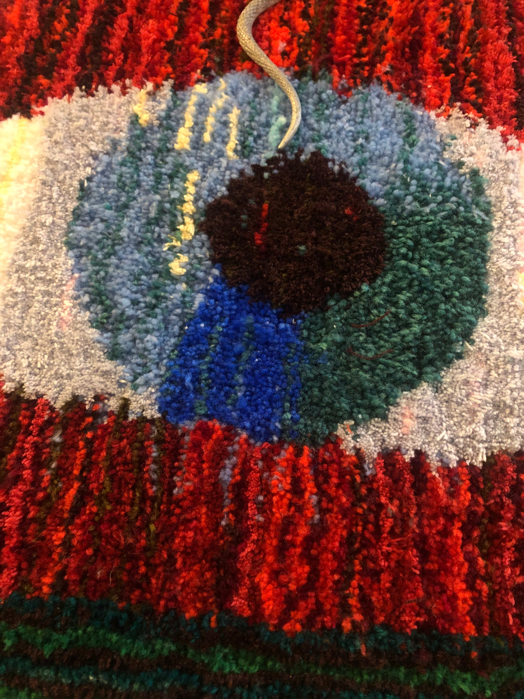 "Re-Vibe' Hand Tufted Wall Hanging