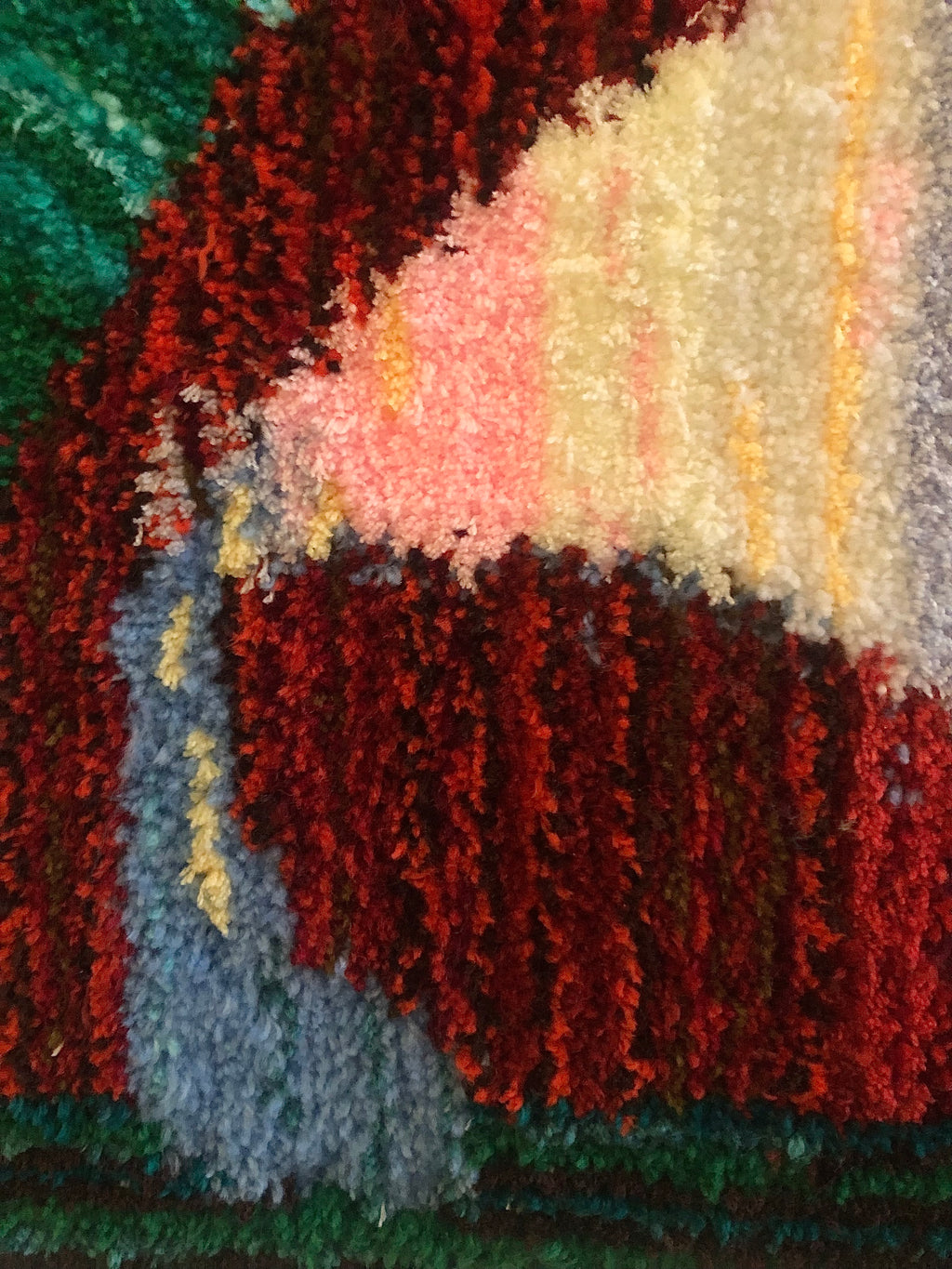"Re-Vibe' Hand Tufted Wall Hanging