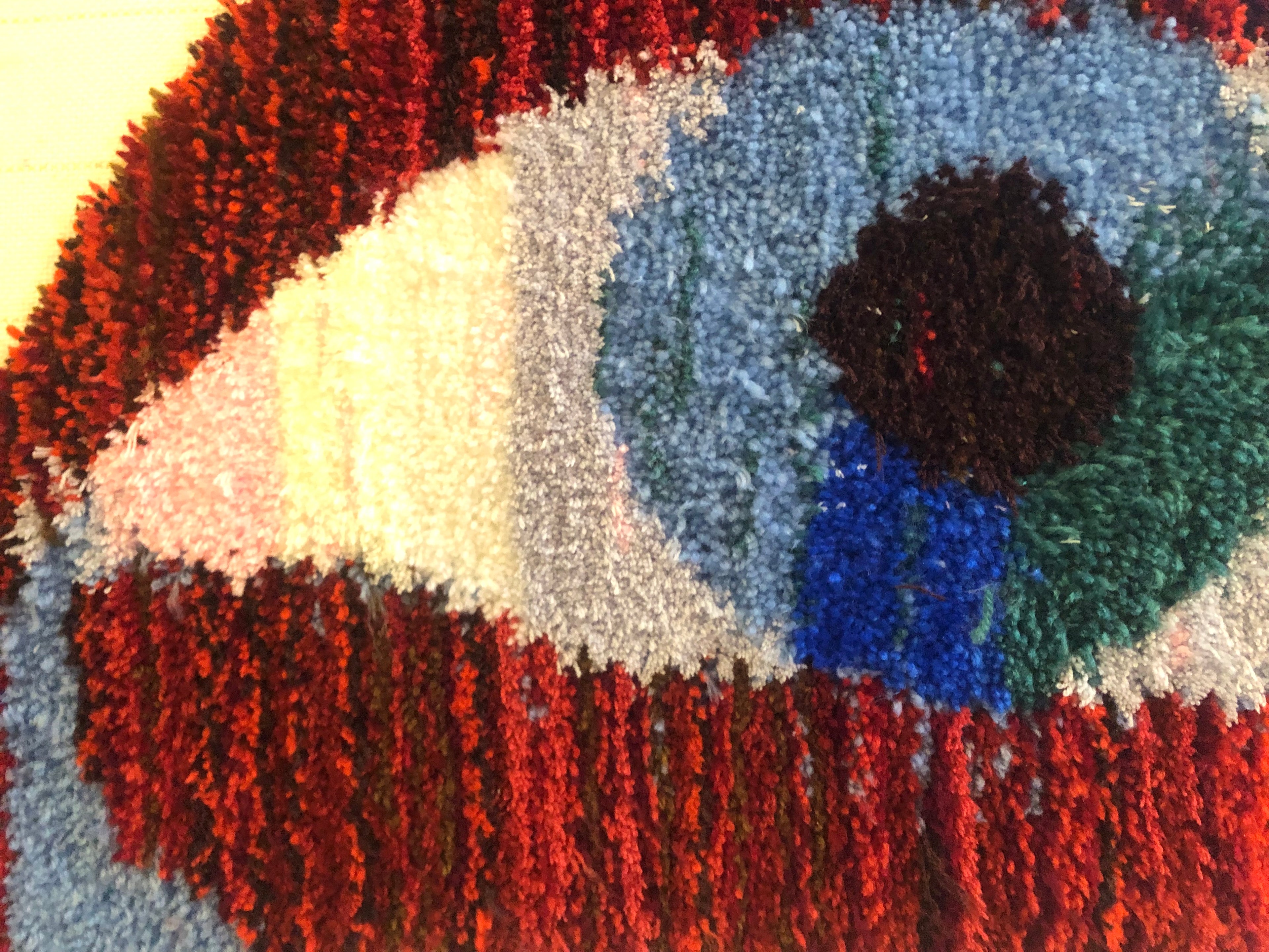 "Re-Vibe' Hand Tufted Wall Hanging